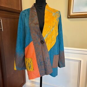 Colorful Patchwork Women's Jacket
